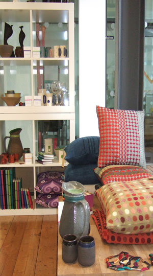 Ceramics and textiles in our new space