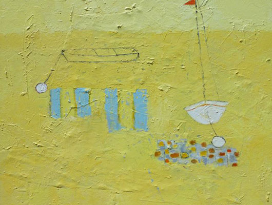 Pill Creek, white buoy