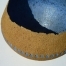 Blue- impressed ochre bowl