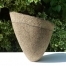 Brown, yellow lined vessel